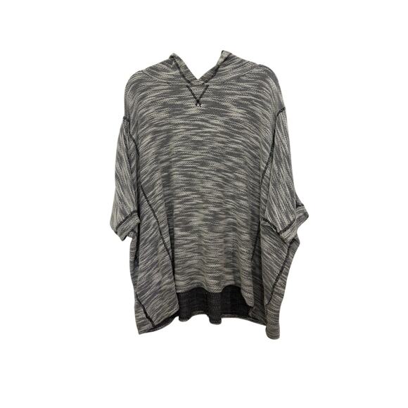 Abercrombie & Fitch Oversized Poncho Sweater Beach Cover Up One Size Boho - Picture 1 of 7